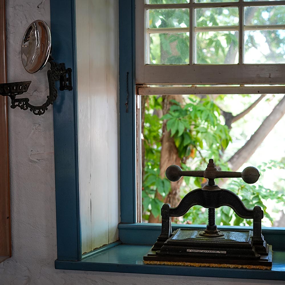 image of interior of Baldwin Home in Lahaina.